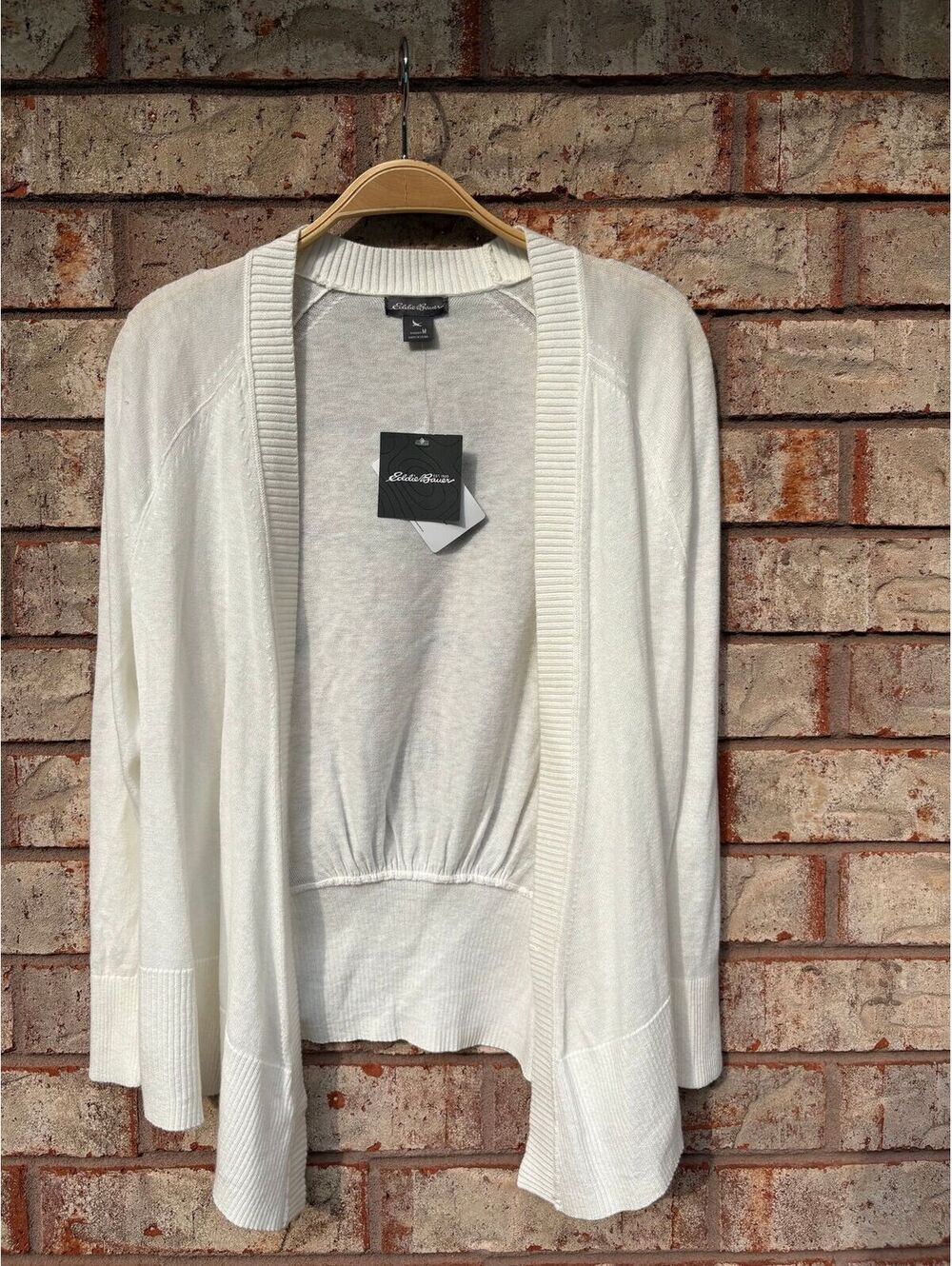 NWT Eddie Bauer San Juan Open Front Cardigan Size M